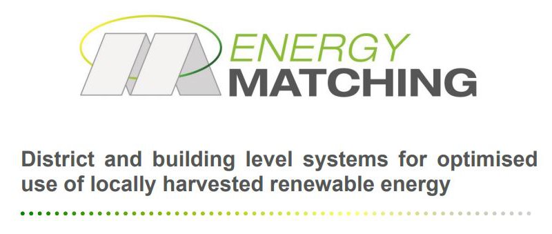 District and building level systems for optimised use of locally harvested renewable energy